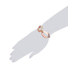 Armband roségold verziert mit Kristallen von Swarovski® bunt