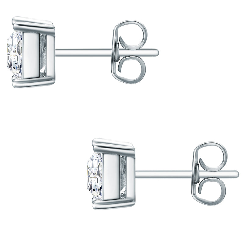 Set (Kette+Ohrstecker) verziert mit Kristallen von Swarovski® weiß