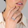 Ring Zirkonia blau