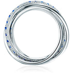 Ring Zirkonia blau