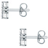 Ohrstecker verziert mit Kristallen von Swarovski® weiß