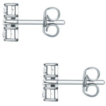 Ohrstecker verziert mit Kristallen von Swarovski® weiß