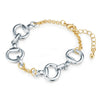 Armband silber gelbgold